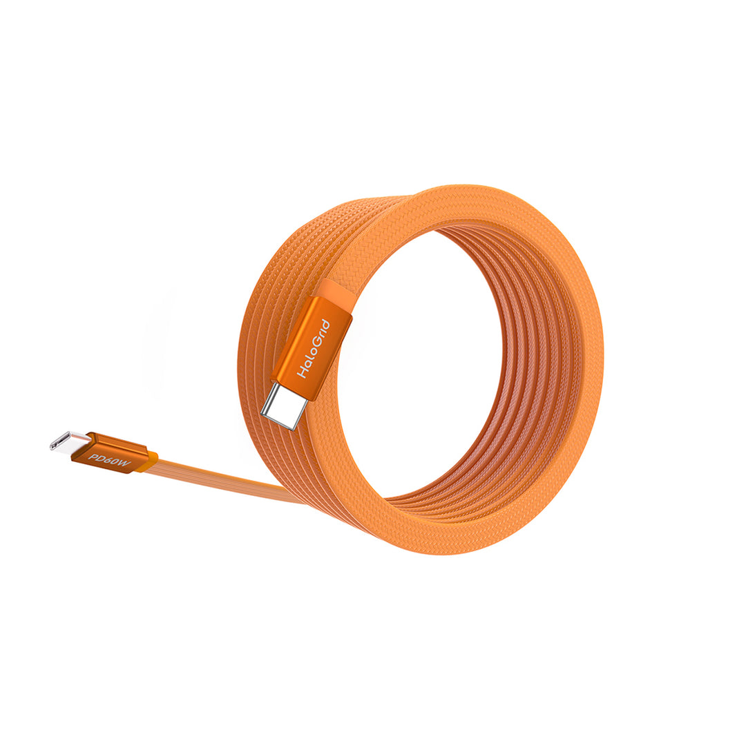 1.2 Meter Ultra-slim USB Cable Orange