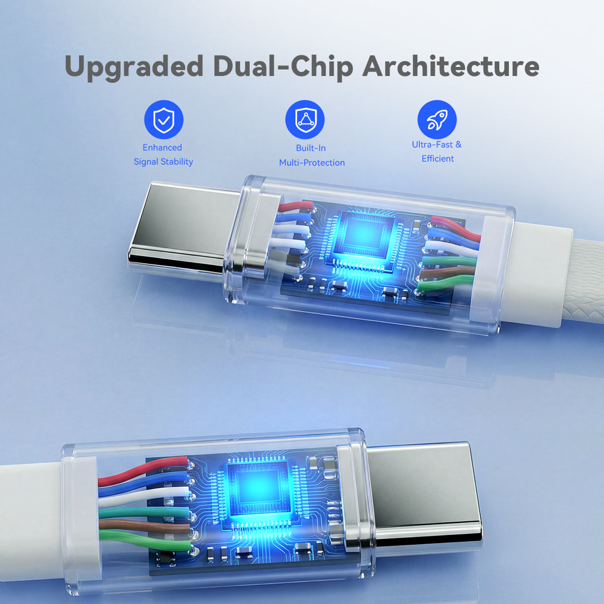 1.2 Meter Ultra-slim USB Cable White