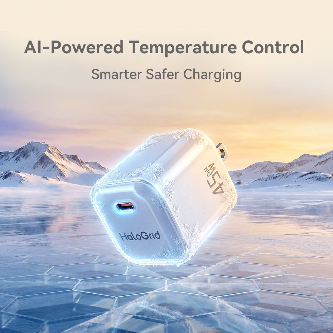 45W GaN Charger White
