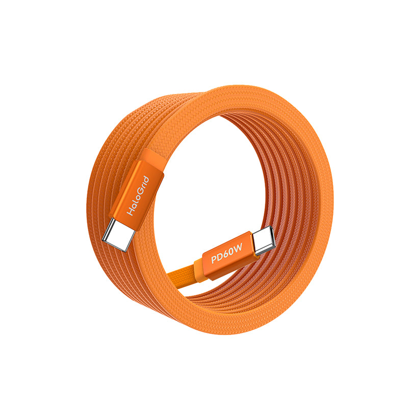 1.2 Meter Ultra-slim USB Cable Orange