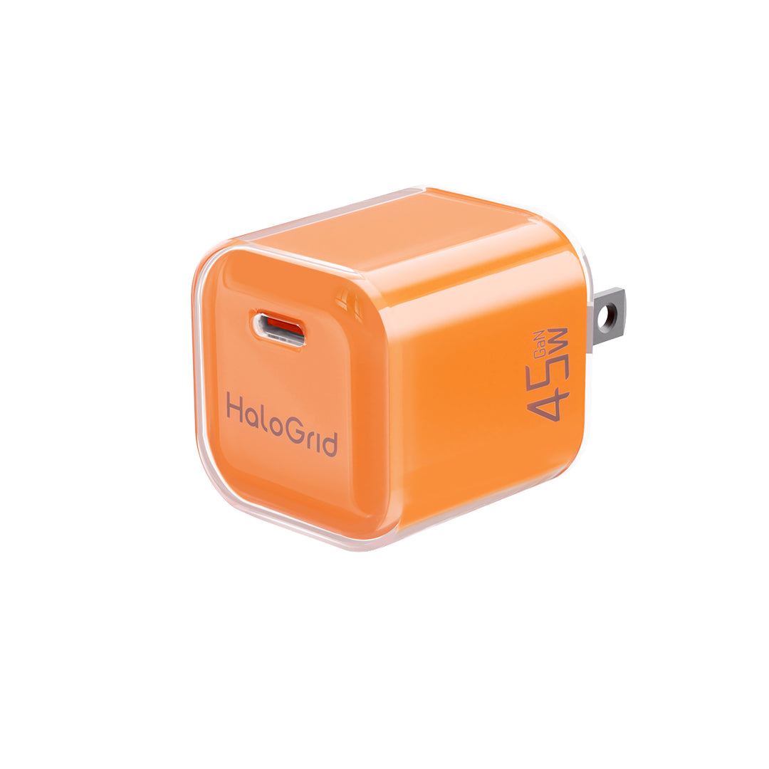 45W GaN Charger Orange